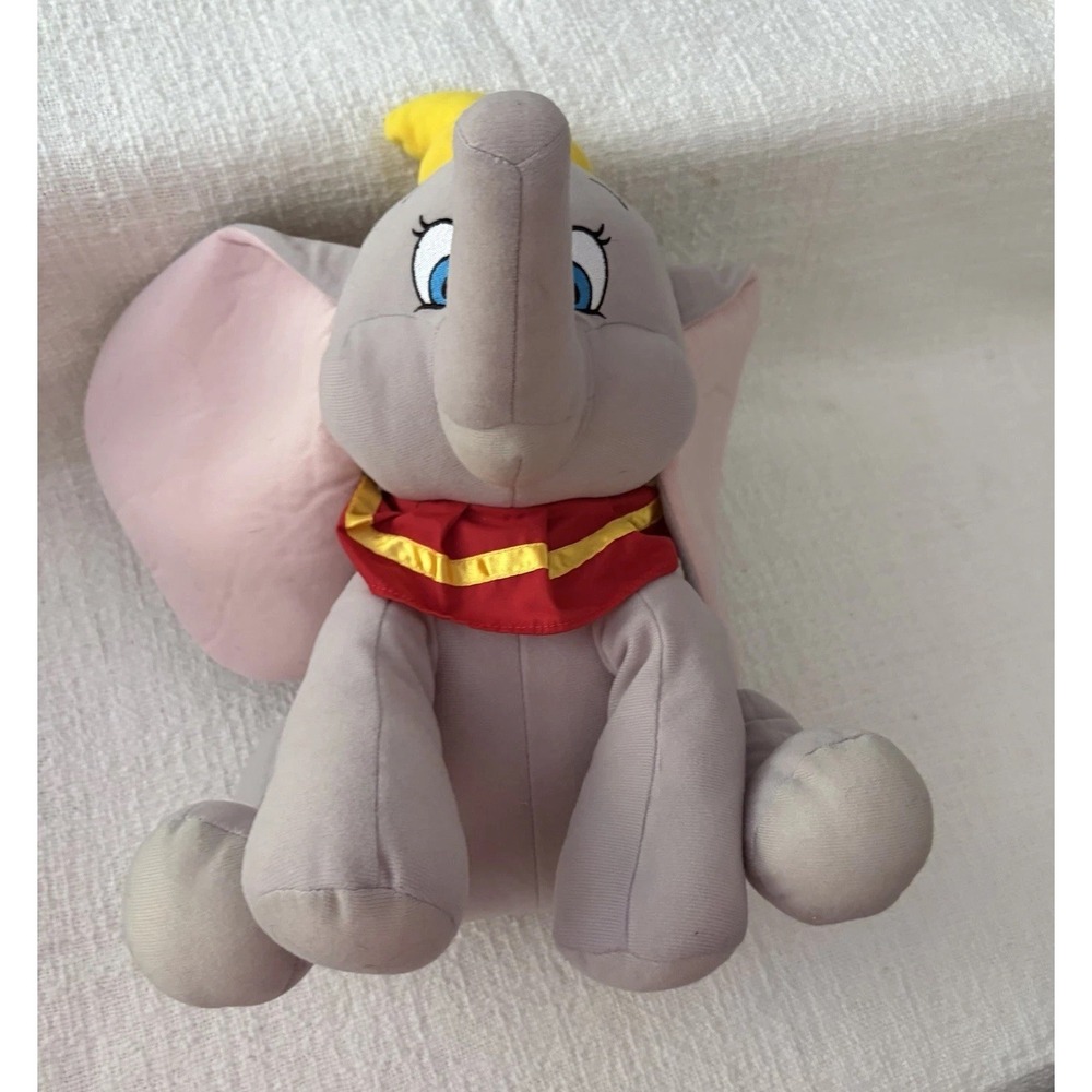 Disney Authentic Dumbo Classic Plush Toy Elephant 14" Stuffed Animal Circus
